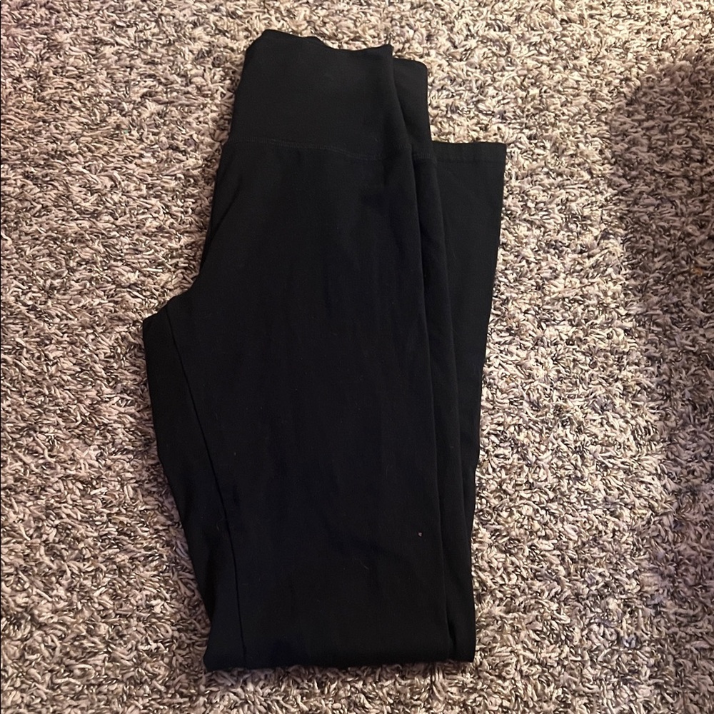Black High-Waist Leggings